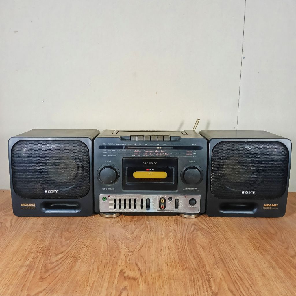 Radio compo Sony CFS-1133S bekas normal