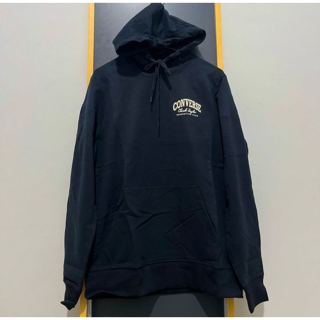 Hoodie Converse Mens - Black Original.