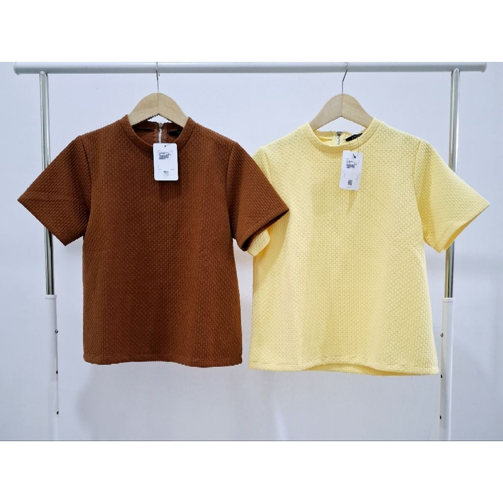 EXECUTIVE BAJU ATASAN WANITA WAFLE KNIT