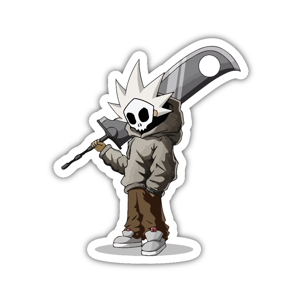 

ZV029 sticker karakter kartun anime aesthetic, stiker vinyl satuan