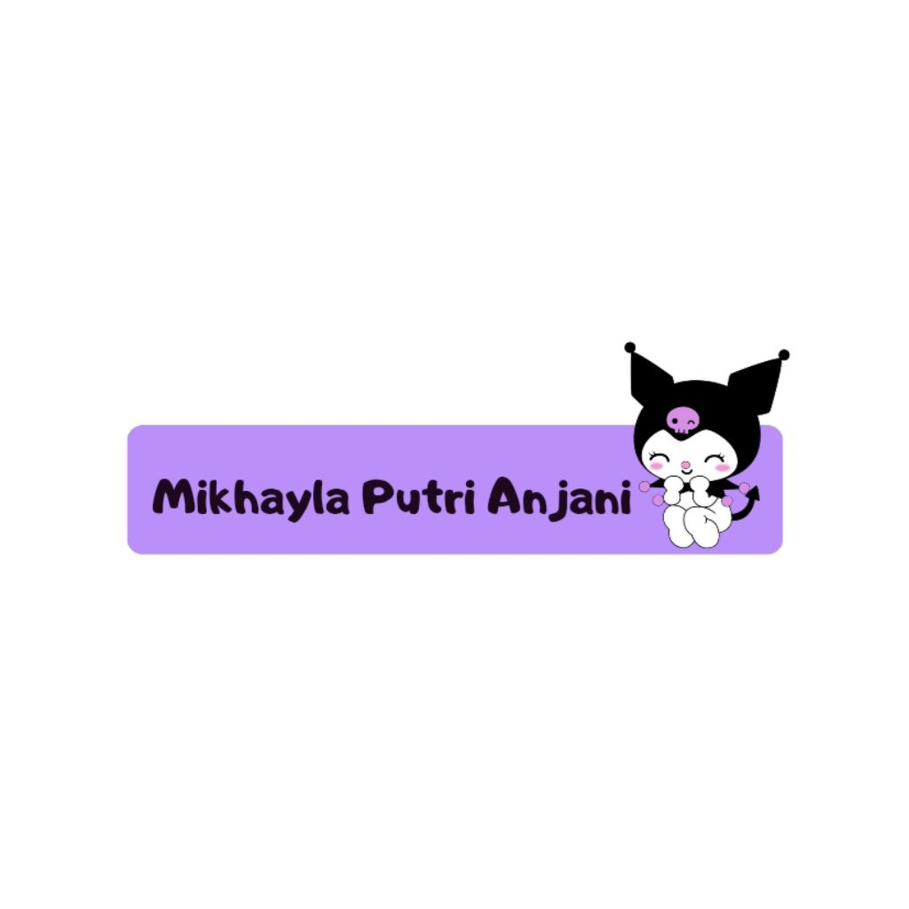 

Stiker Nama Alat Tulis Anak Waterproof Anti Air Isi 100 Pcs