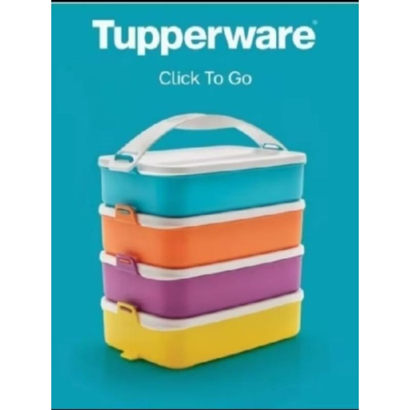 Click To Go Rectangular / Tupperware Rantang