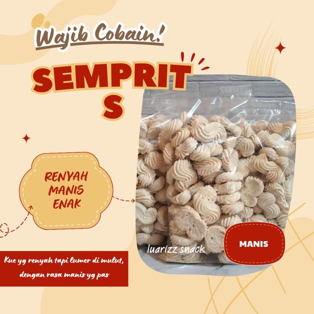 

250 gr Semprit S / Kue S Kiloan