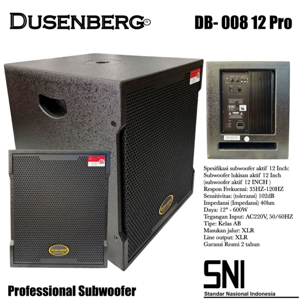 subwoofer aktif 12 INCH Dusenberg