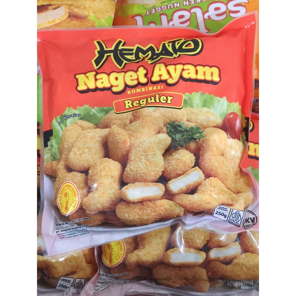 

Hemato Naget Ayam Kombinasi Reguler 250gr