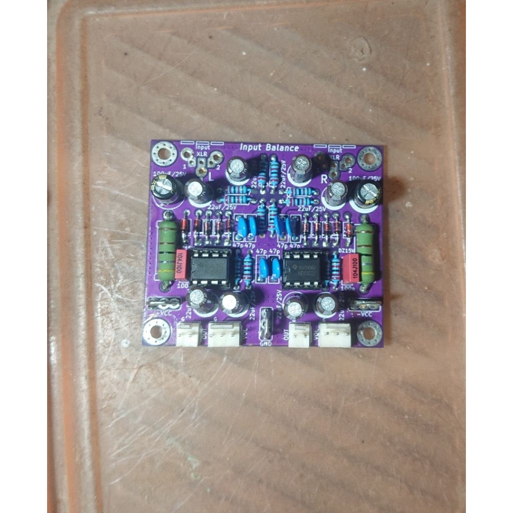 kit input balance stereo double layer