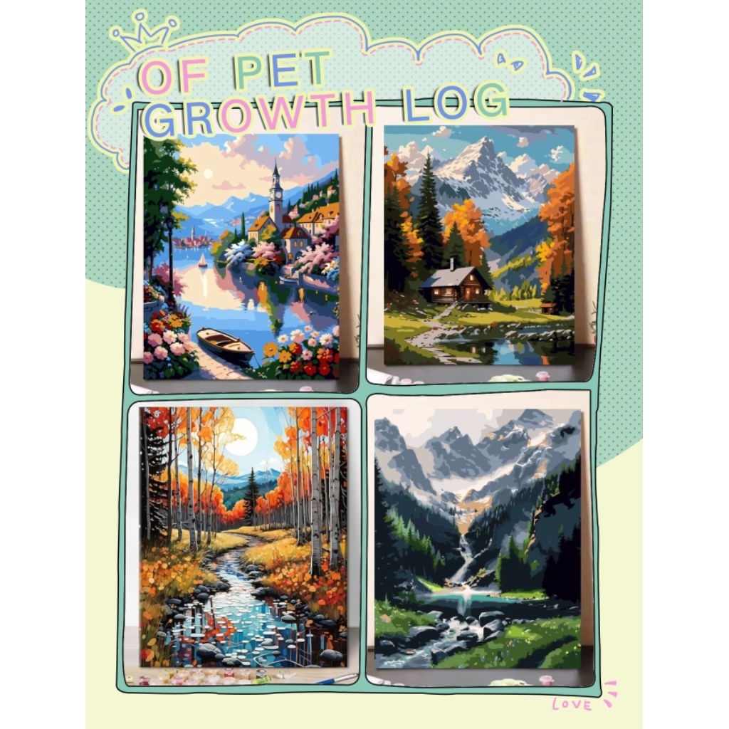 

Canvas Paint By Number Kit Digital Oil Painting DIY Lukisan 40 x 50