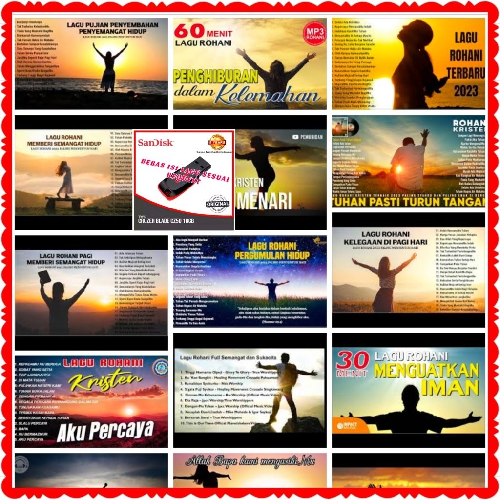 USB ISI LAGU ROHANI KRISTEN-USB ISI LAGU ANAK ANAK-USB ISI LAGU KARAOKE-USB ISI LAGU MP4-USB VIDEO P