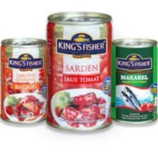 

KING FISHER SARDEN 155GR / 425 GR