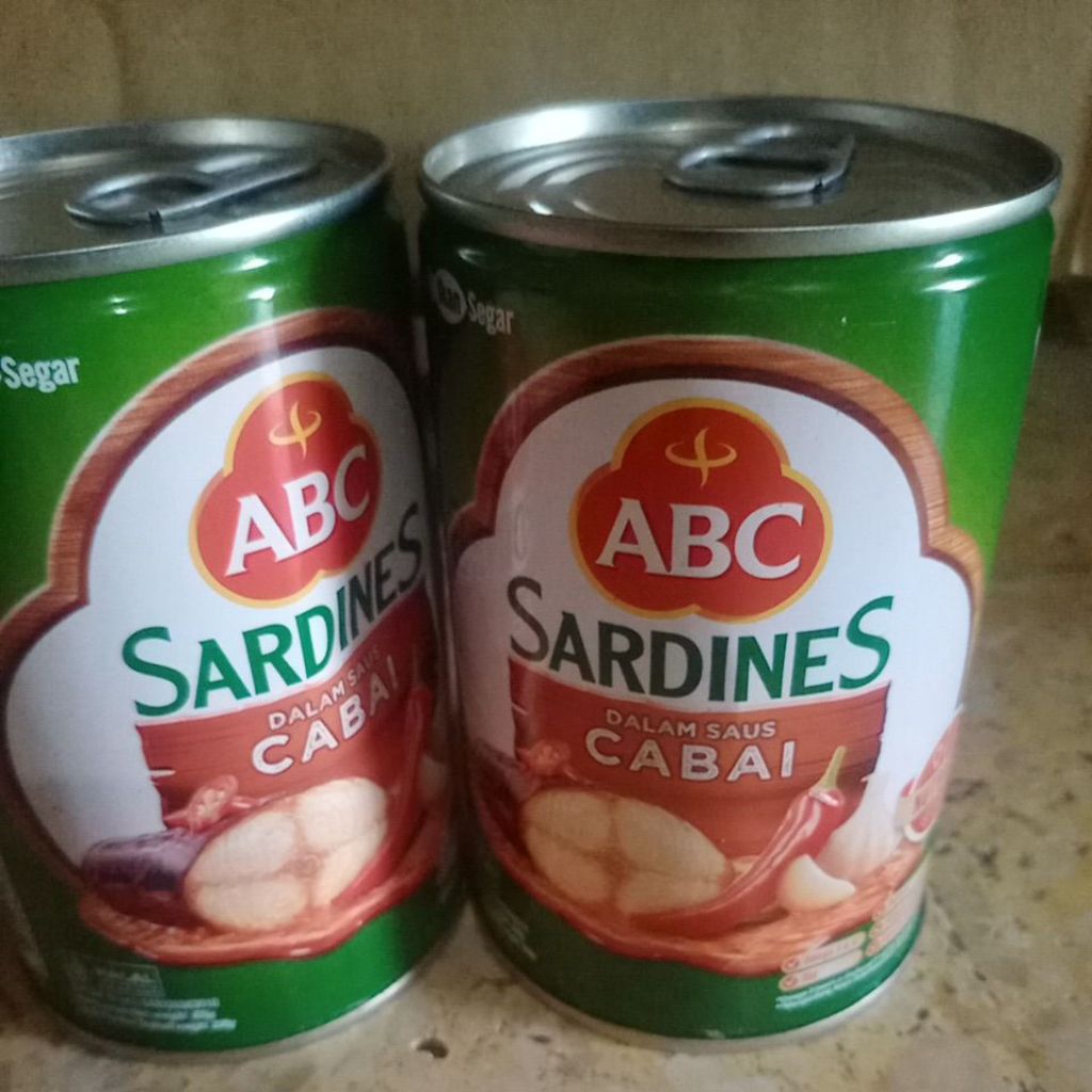 

sarden abc / sardines abc 425gr saus cabai / saus tomat