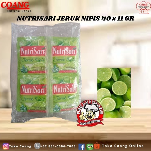 

NUTRISARI JERUK NIPIS 40 X 11 GR