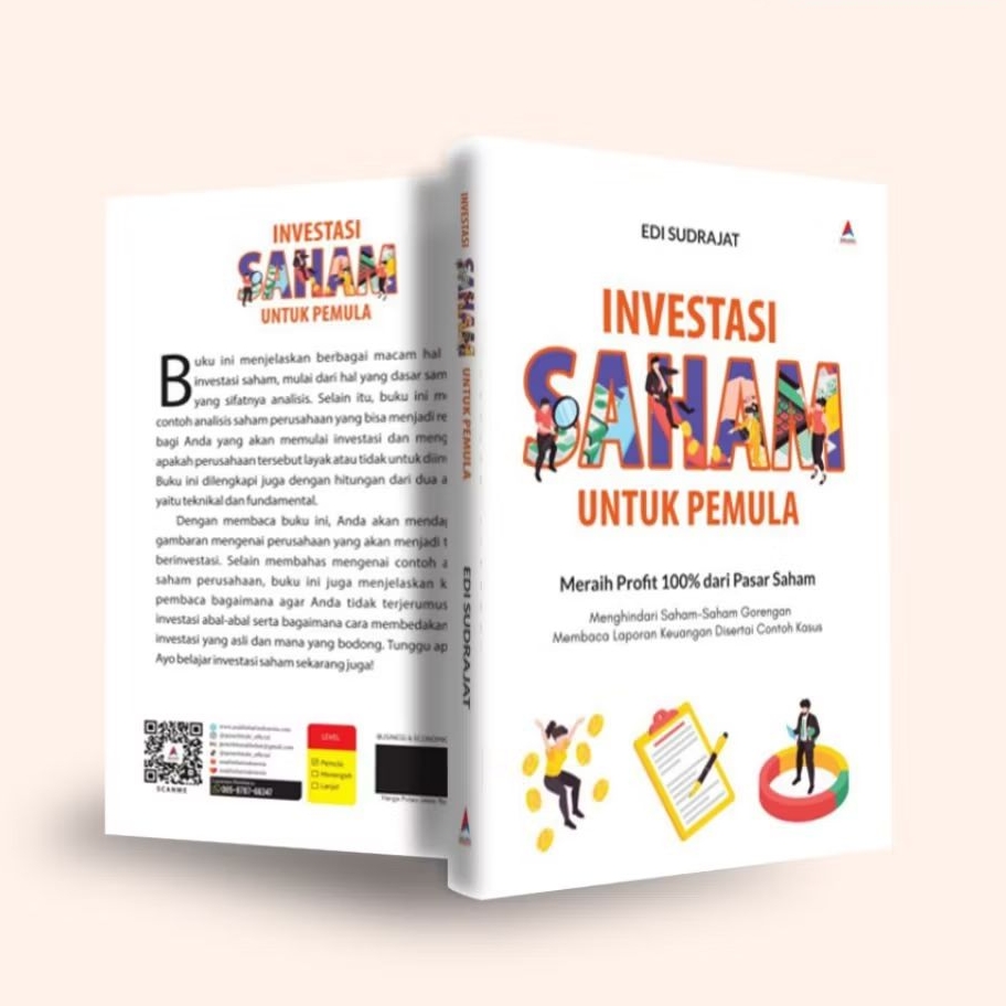 Buku saham || investasi saham untuk pemula meraih profit 100% dari pasar saham
