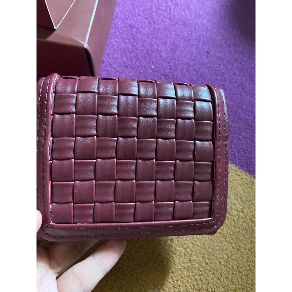 dompet lipat wanita cantik lucu imut simpel cewe perempuan ibu muda wallet sporty cleo fold amora co
