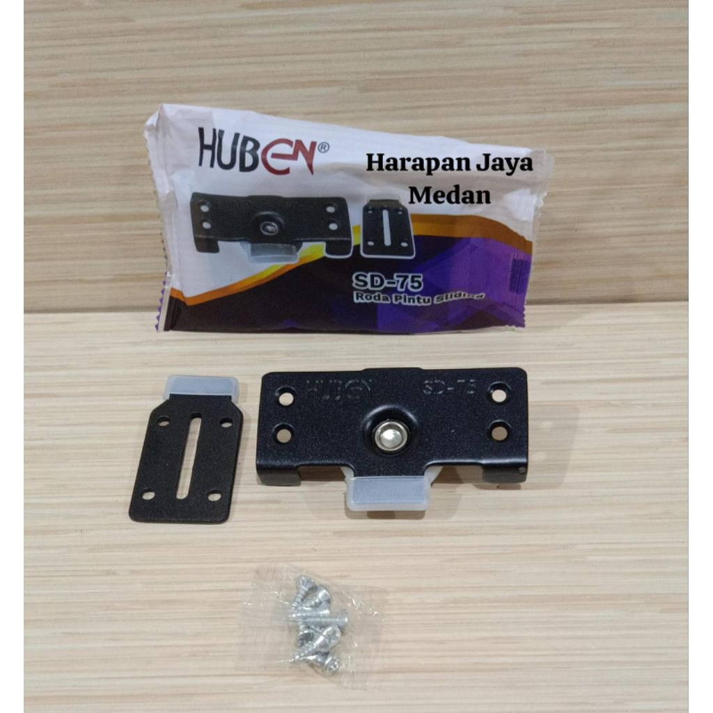 Roda Sleding Huben SD75 Roda pintu Sliding Lemari Roda Rel Lemari SD 75