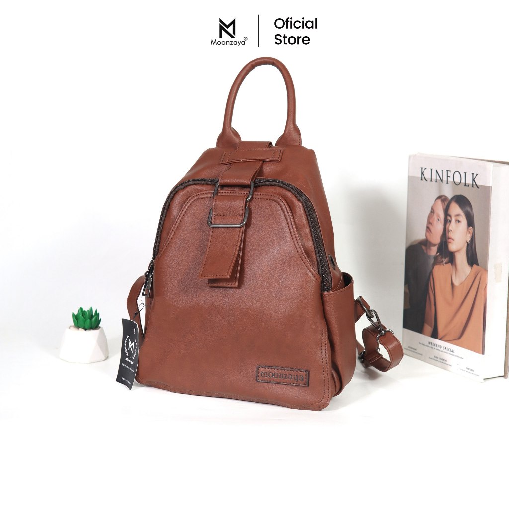MOONZAYA - Best Seller Ransel Arunika Moonzaya Tas Ransel Wanita Tas Ransel Waterproof