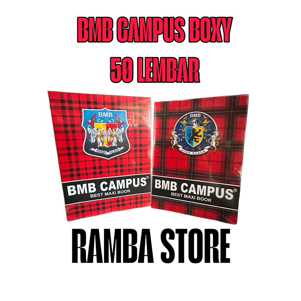 

Buku BMB CAMPUS BOXY isi 50 halaman (10pcs)