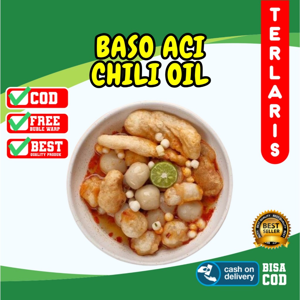 

BASO ACI CHILI OIL KHAS GARUT Baso Aci Isi Ayam Baso 6 butir Enak Pedas Komplit Bumbu Harga Reseller
