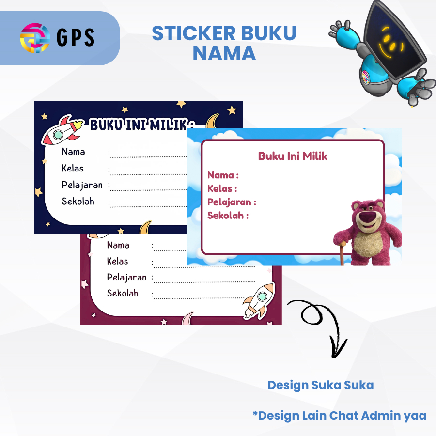 

GVIBES - CUSTOM CETAK STIKER NAMA SHAPED / STIKER NAMA SEKOLAH / STIKER NAMA BUKU / STICKER PELAJARAN