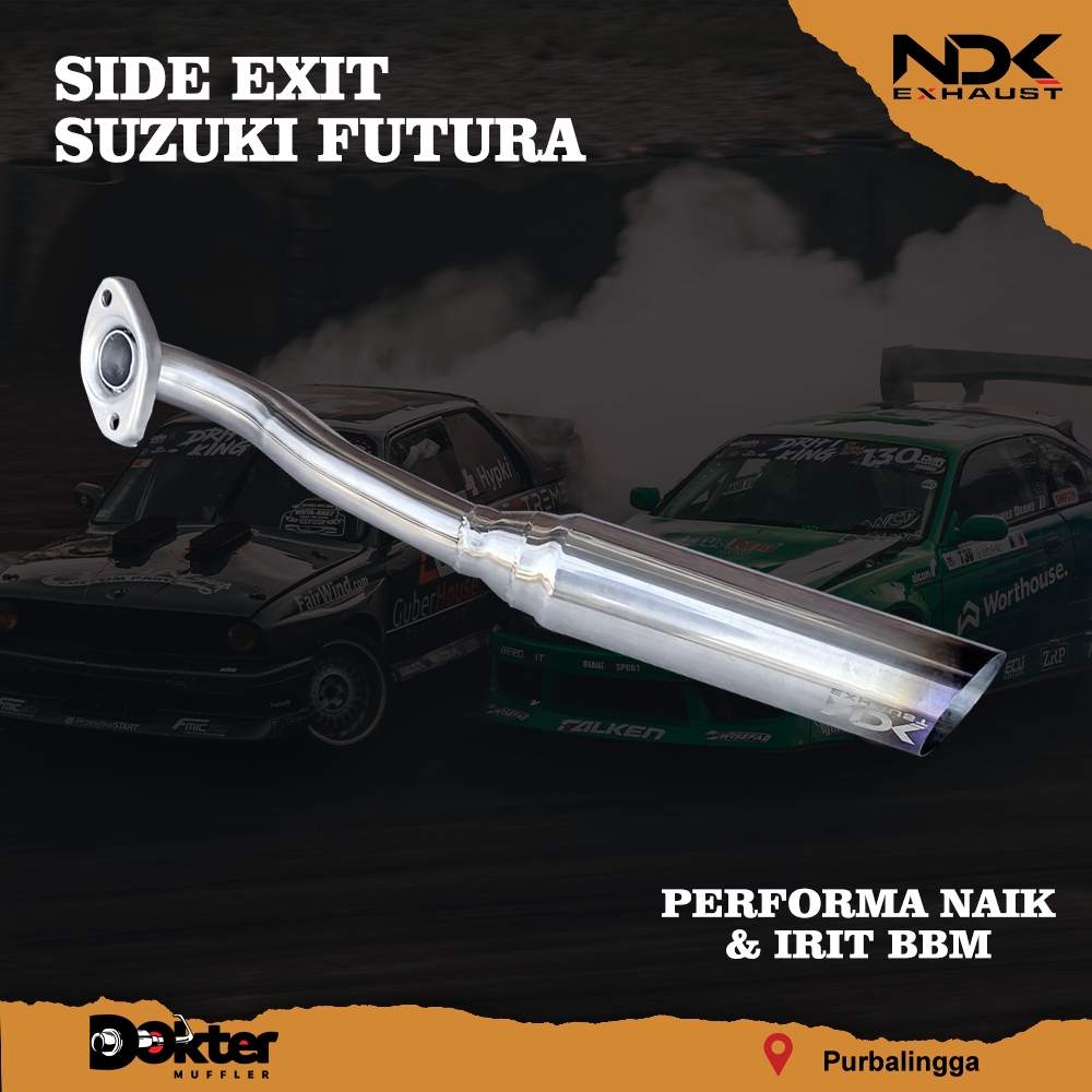 KNALPOT RACING NDK EXHAUST SIDE EXIT MOBIL CARRY FUTURA SS GRANMAX
