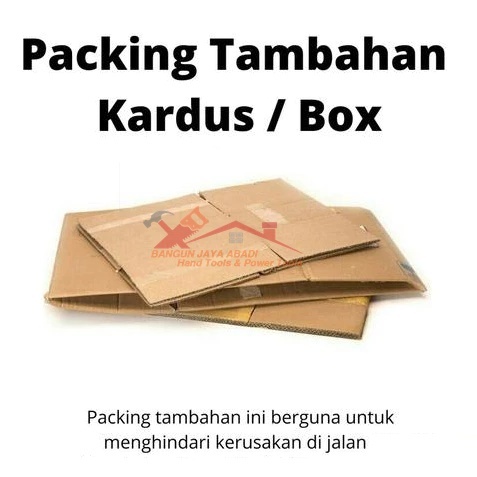 

EXTRA TAMBAHAN PACKING KARDUS (EXTRA SAFETY PACKING) BJA