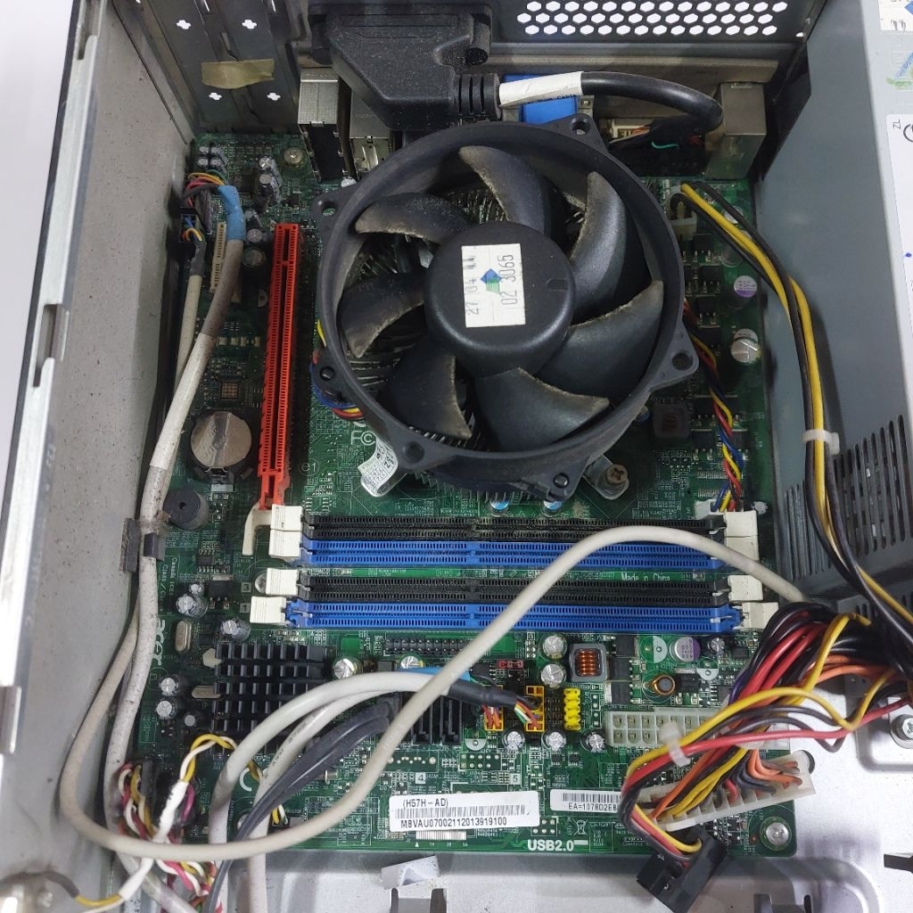 Mainboard ACER VERITON X490 + Core i3 530 + Fan Socket 1156 ( TANPA BACKPANEL )