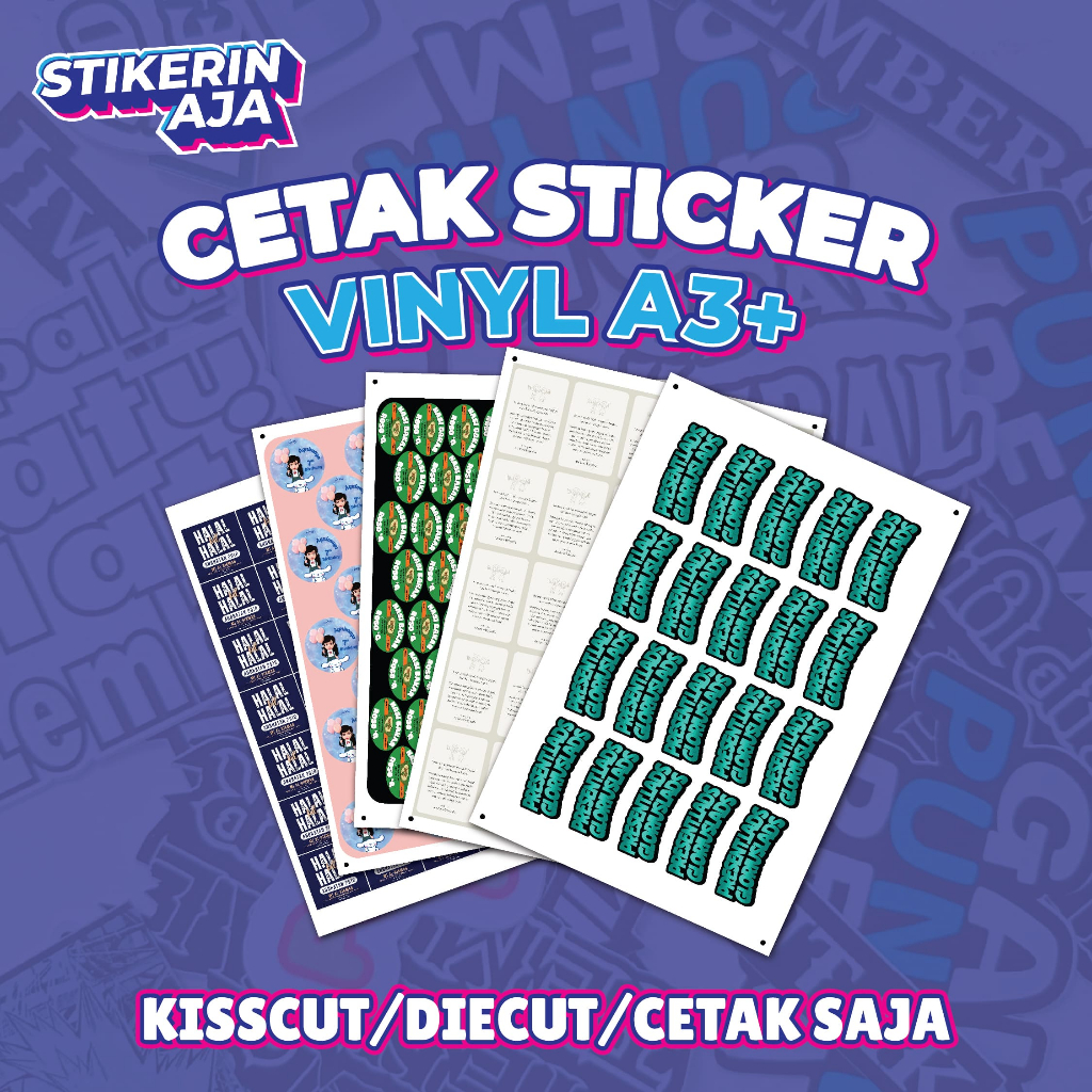 

Custom Stiker VINYL (Per A3)