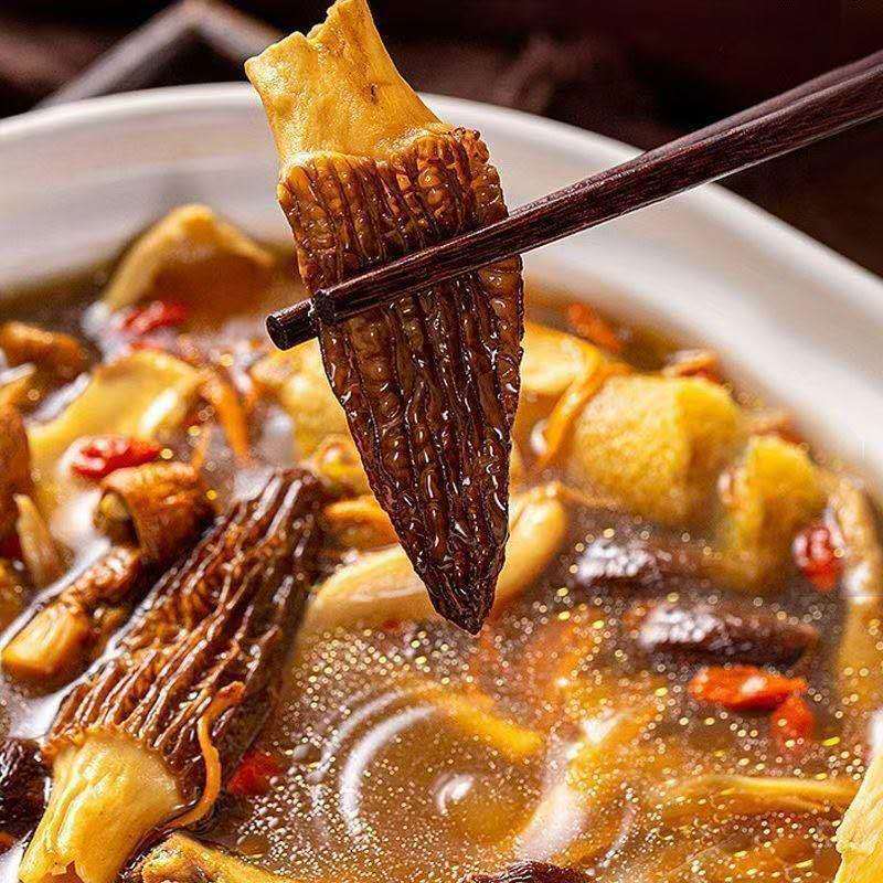 

Cendawan Morel Kering YANG DU JUN Jamur Gourmet Kering / Jamur Kering / 羊肚菌 50gr