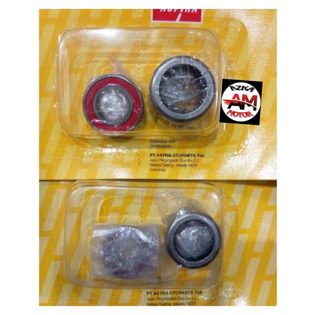 Bearing pully set paket  aspira mio sporty, mio j, mio smile/laher bambu aspira