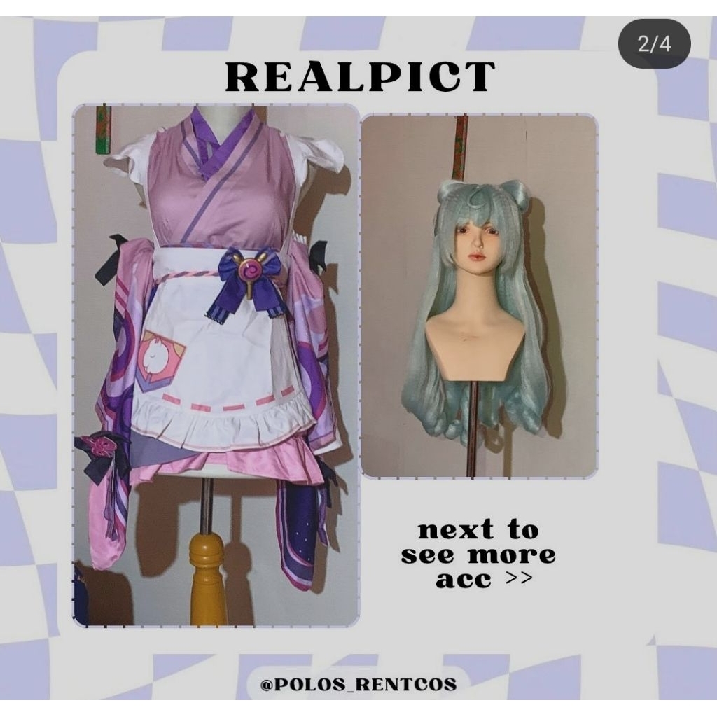 Yumemizuki Mizuki Cosplay Genshin Impact Beli Sewa