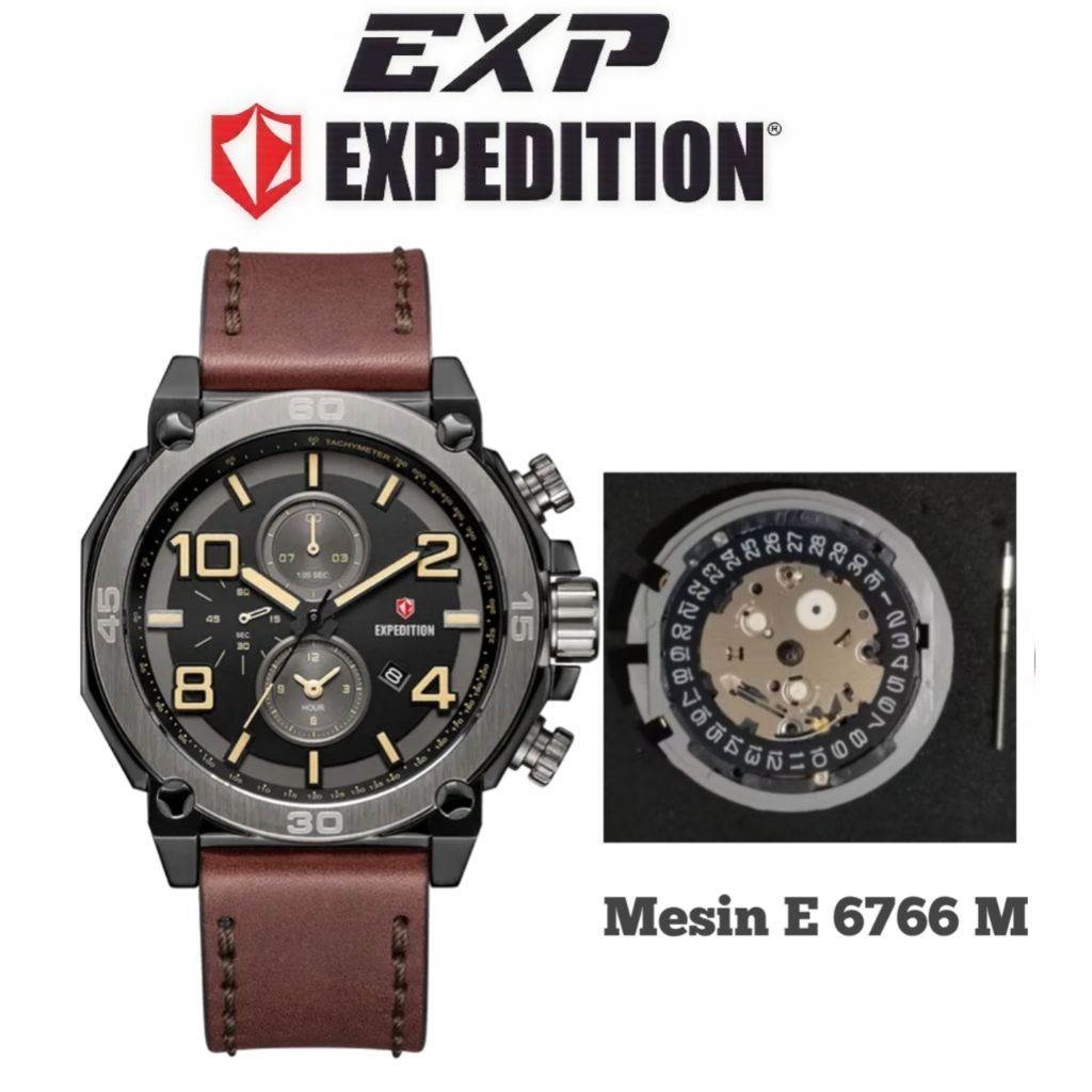 Mesin Original untuk Jam Tangan Expedition Type E 6766 M