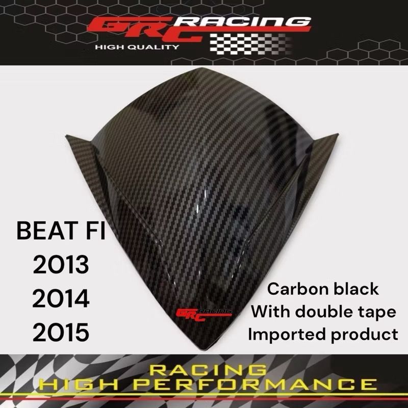PREMIUM IMPORT VISOR HONDA BEAT FI 2013-2015  CARBON