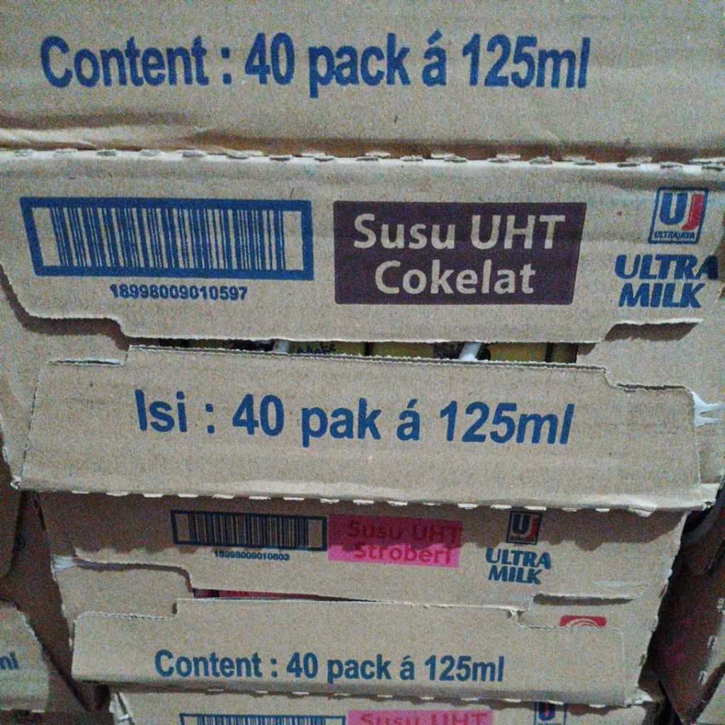 

susu ultra 125ml /ds