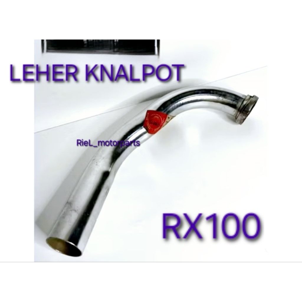 Leher Knalpot (SHK) RX100 / RX 100 kenalpot pipa leheran chrome SHAKO