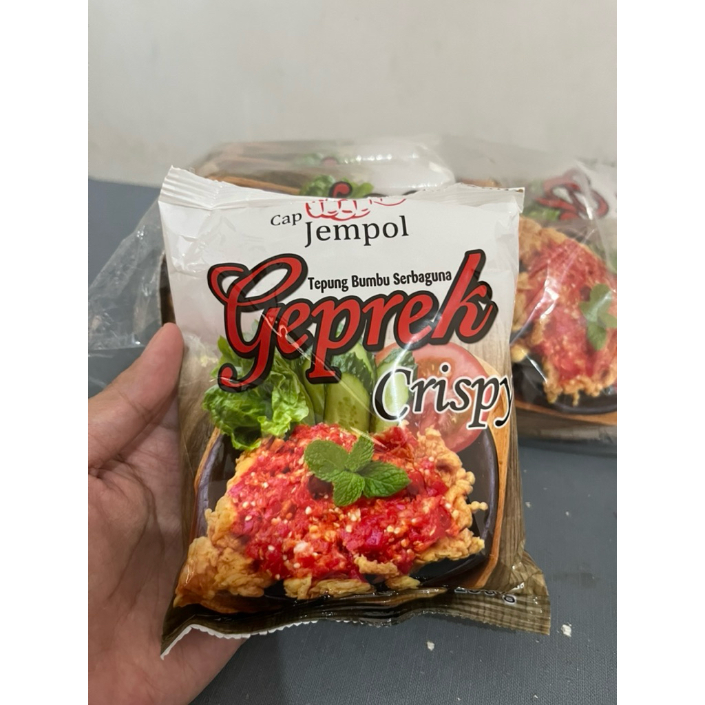 

Tepung Jempol Geprek berat 150 gram