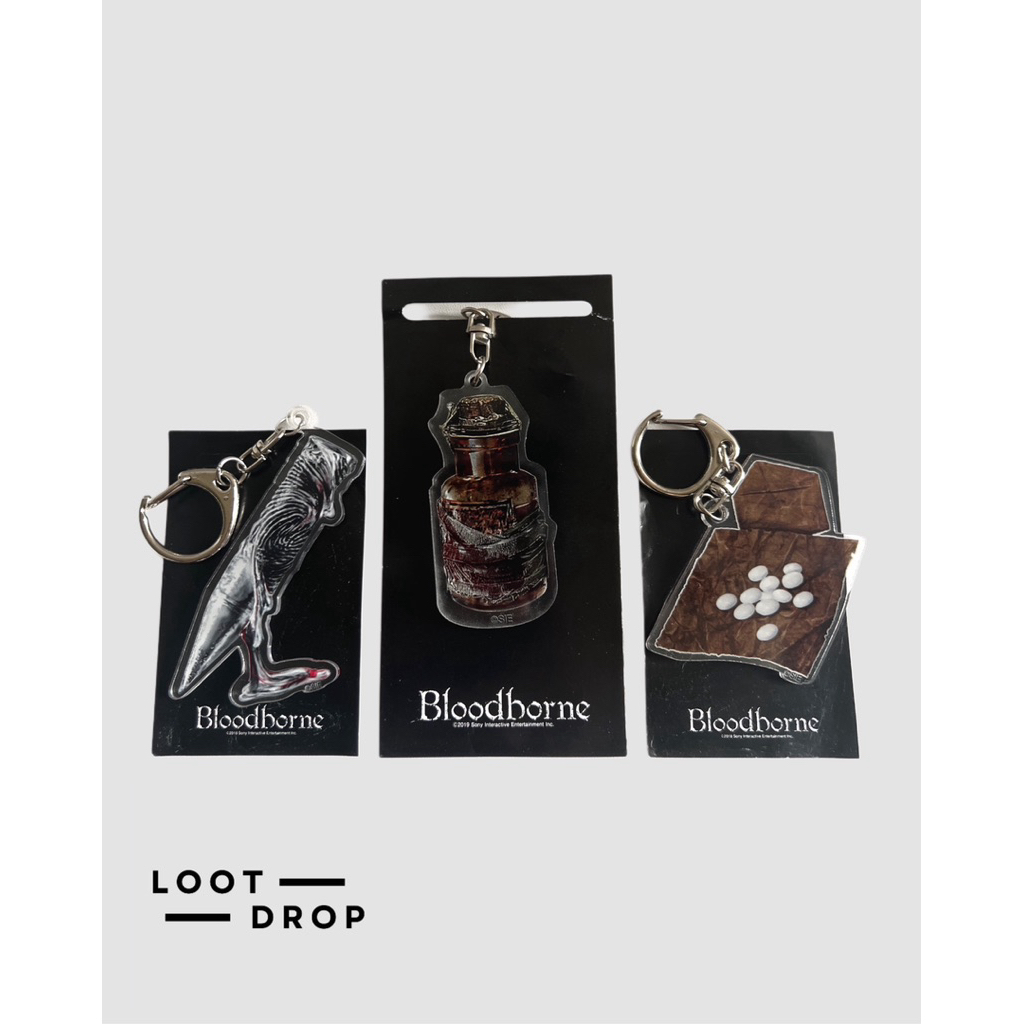 Bloodborne - Full Set of 3 Official Acrylic Keychains [Silver Bullets, Sedative, Antidote]