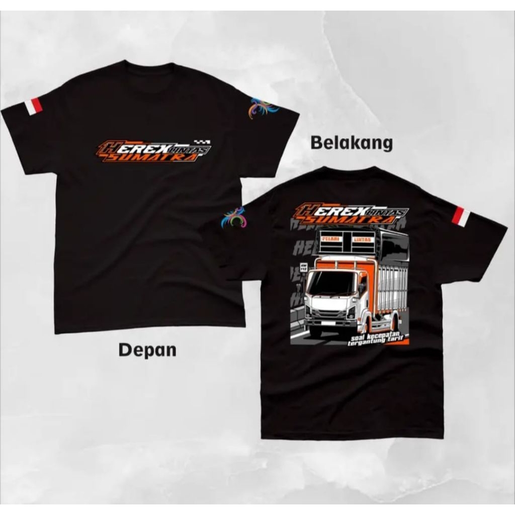 KAOS DISTRO EREX SUMATRA-TSHIRT KEREN LAGI TREND-BAHAN KATUN