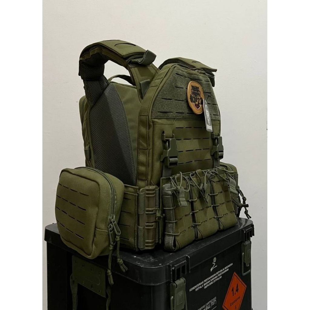 ROMPI BODYVEST MAMBA HIJAU DURHAIM