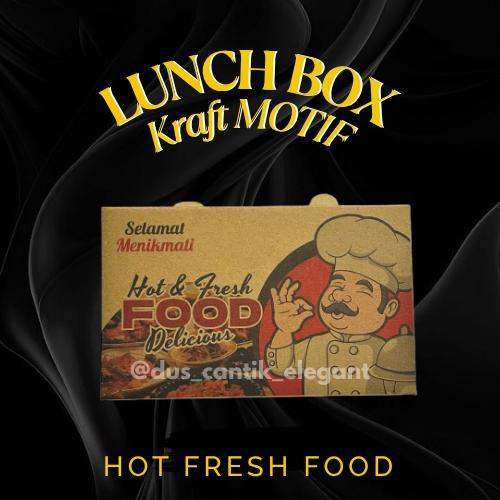 

Lunch Box Kraft Polos Dan Motif (M)