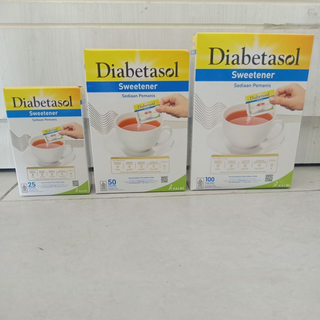 

Diabetasol Sweetener 25's, 50's, 100's