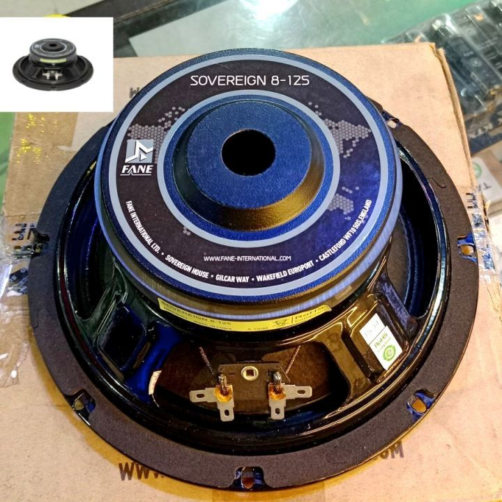 COMPONENT SPEAKER FANE SOVEREIGN 8-125 8 OHM 8 INCH / SPEAKER KOMPONEN 8 INCH / KOMPONEN SPEAKER 8 I
