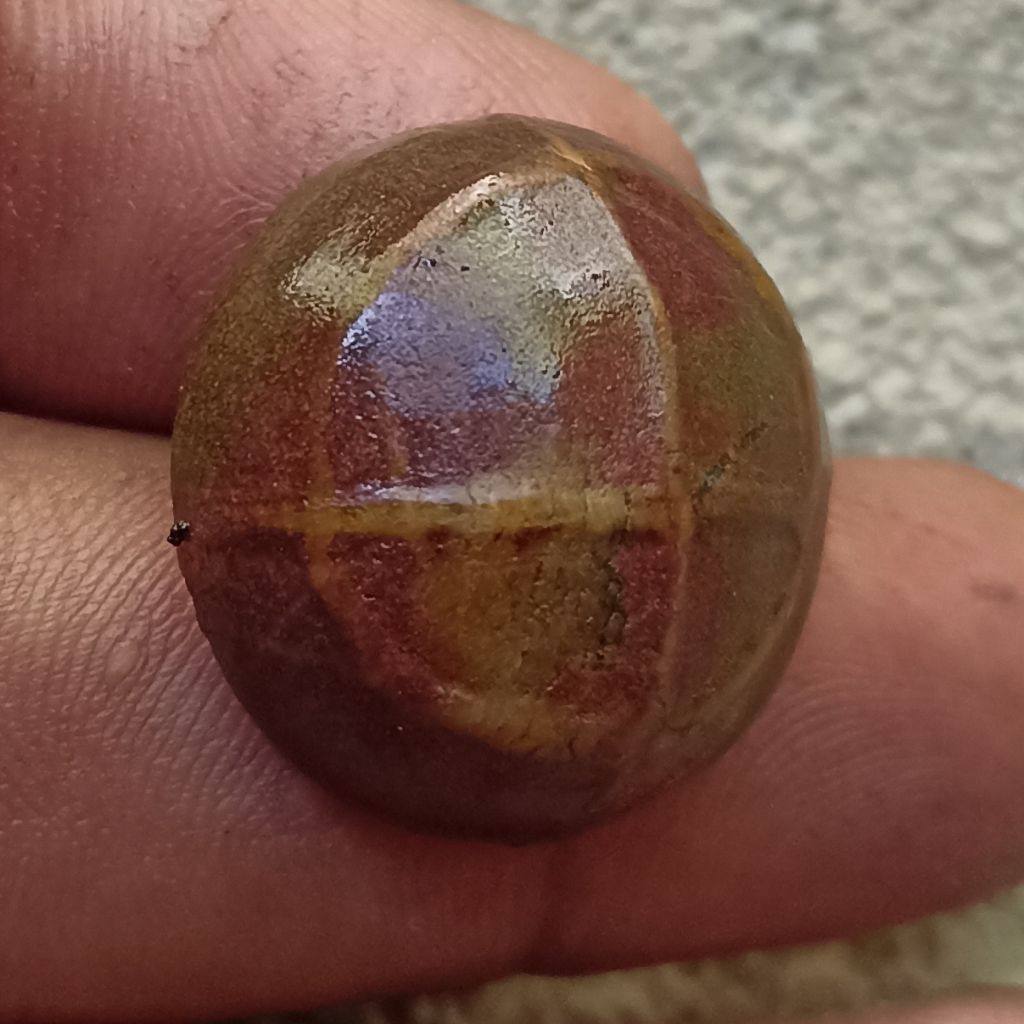 Batu Akik Tapak Jalak Kurung Natural original