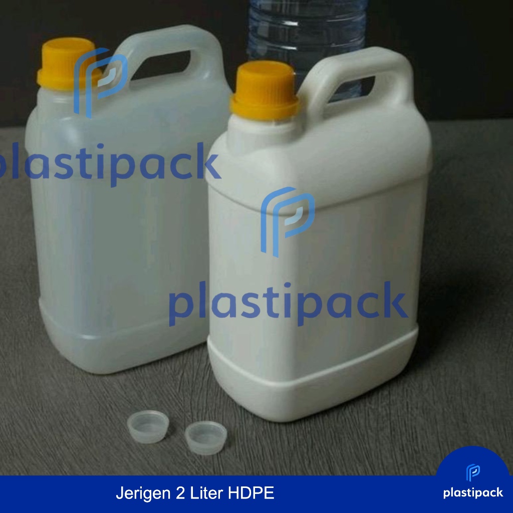 Jerigen HDPE 2 Liter - PUTIH SUSU -