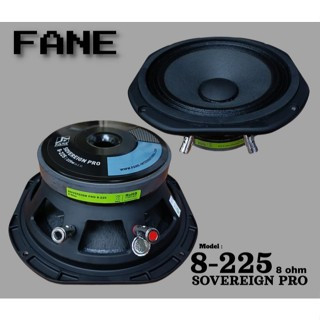COMPONENT SPEAKER FANE SOVEREIGN PRO 8-225 4 OHM 8 INCH / SPEAKER KOMPONEN 8 INCH / KOMPONEN SPEAKER