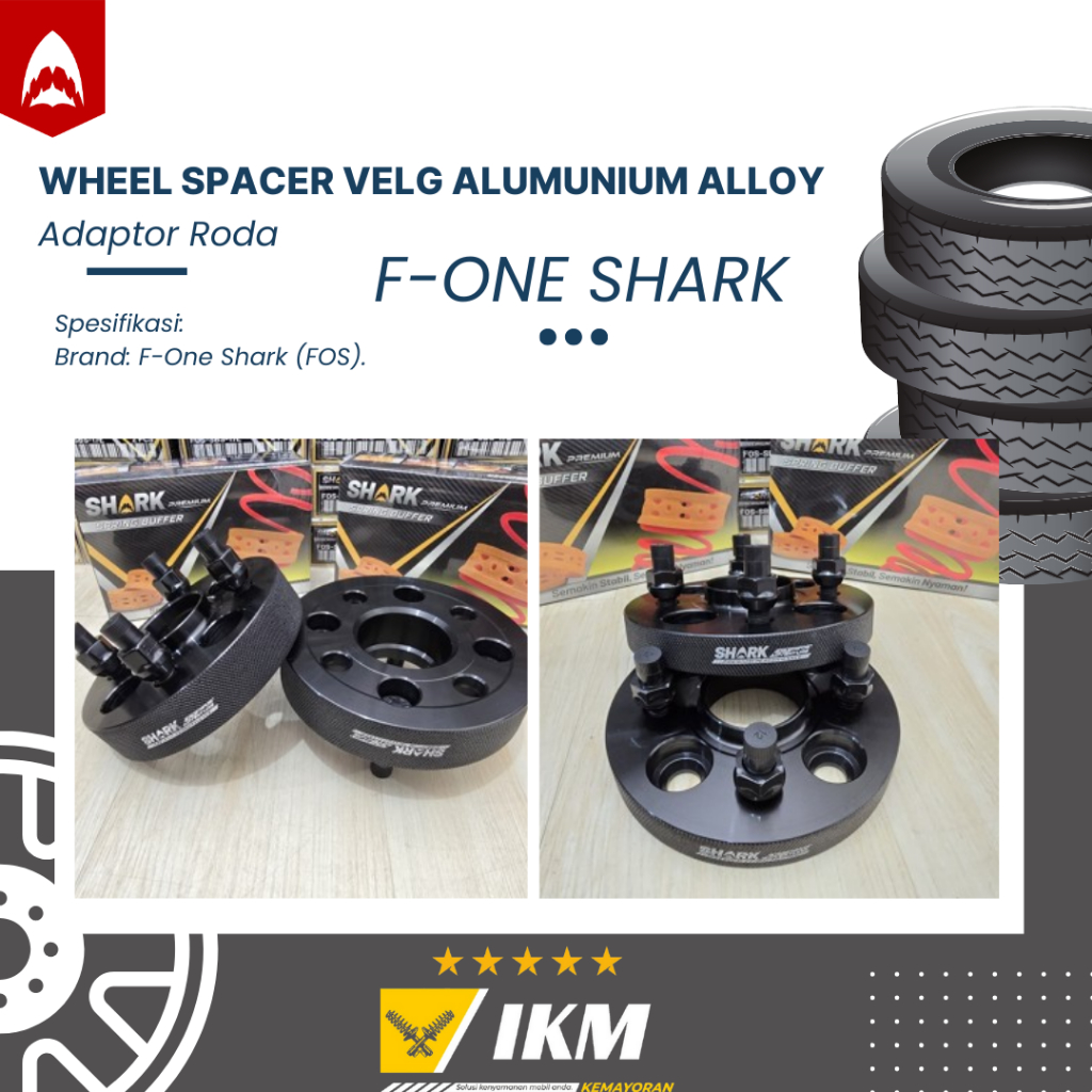 2 Pcs Heavy Duty Wheel Spacer Velg Adaptor Roda Honda Brio / Mobilio / BRV BR-V Alumunium Alloy T606