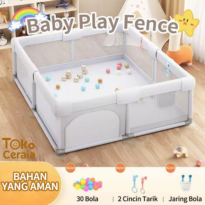 Pagar Bayi Bermain Baby Playpen Fence Baby Mega Space Playpen Perlindungan ganda yang luar biasa