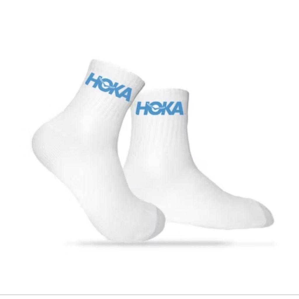 Kaos Kaki Hoka All Size 37-44 Warna Putih