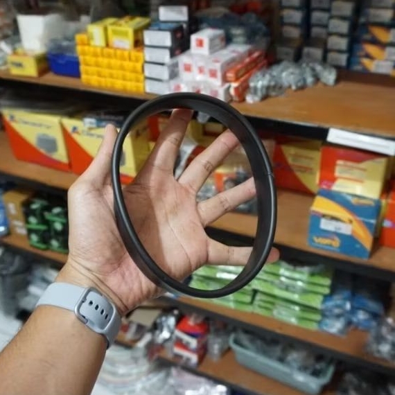Karet List Ring Lampu Reflektor Headlamp Daymaker Vespa NPX NewPx Stang Bulat 5.75 Inch
