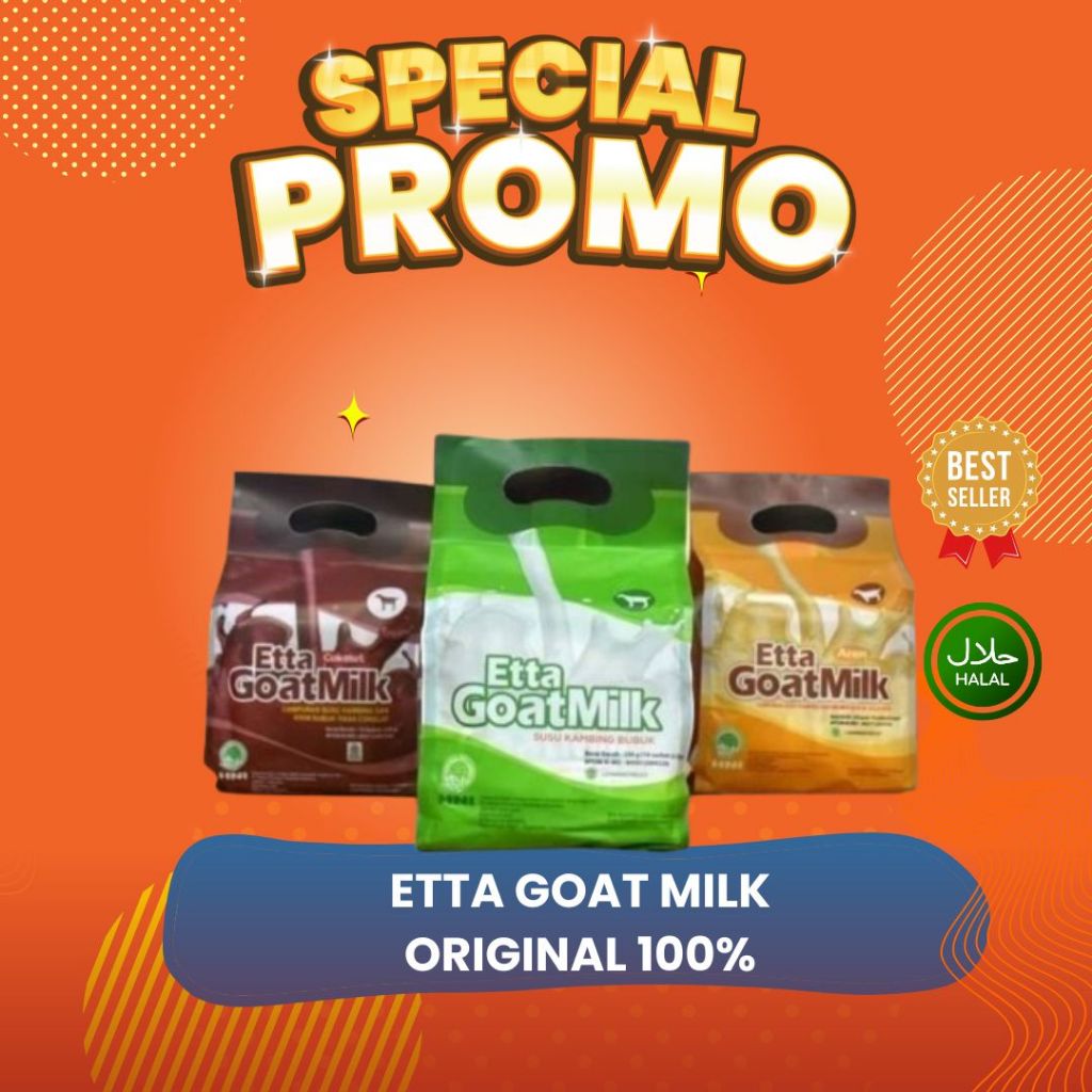 

Etta Goatmilk Susu Kambing Etawa Original Kaya Nutrisi Baik untuk Tulang