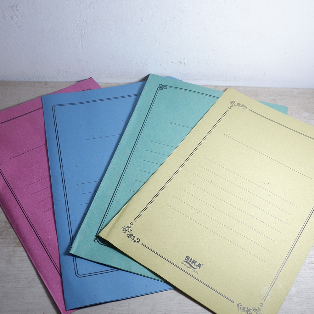 

[6 Pcs] Nerrd Paket Hemat Map Kertas / Stofmap Kertas Murah Warna 6 Pcs