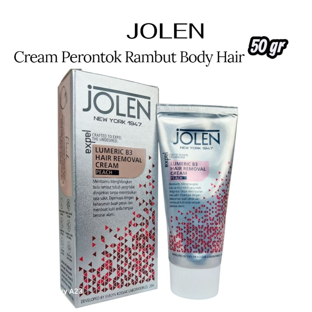Jolen Hair Removal 50gr Jolen New York Hair Removal Cream - Perontok Rambut